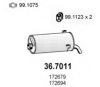 PEUGE 1726Y3 End Silencer